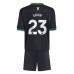 Manchester United Luke Shaw #23 Tredjedraktsett Barn 2025-26 Korte ermer (+ Korte bukser)